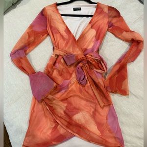 Multicolored Mini Dress